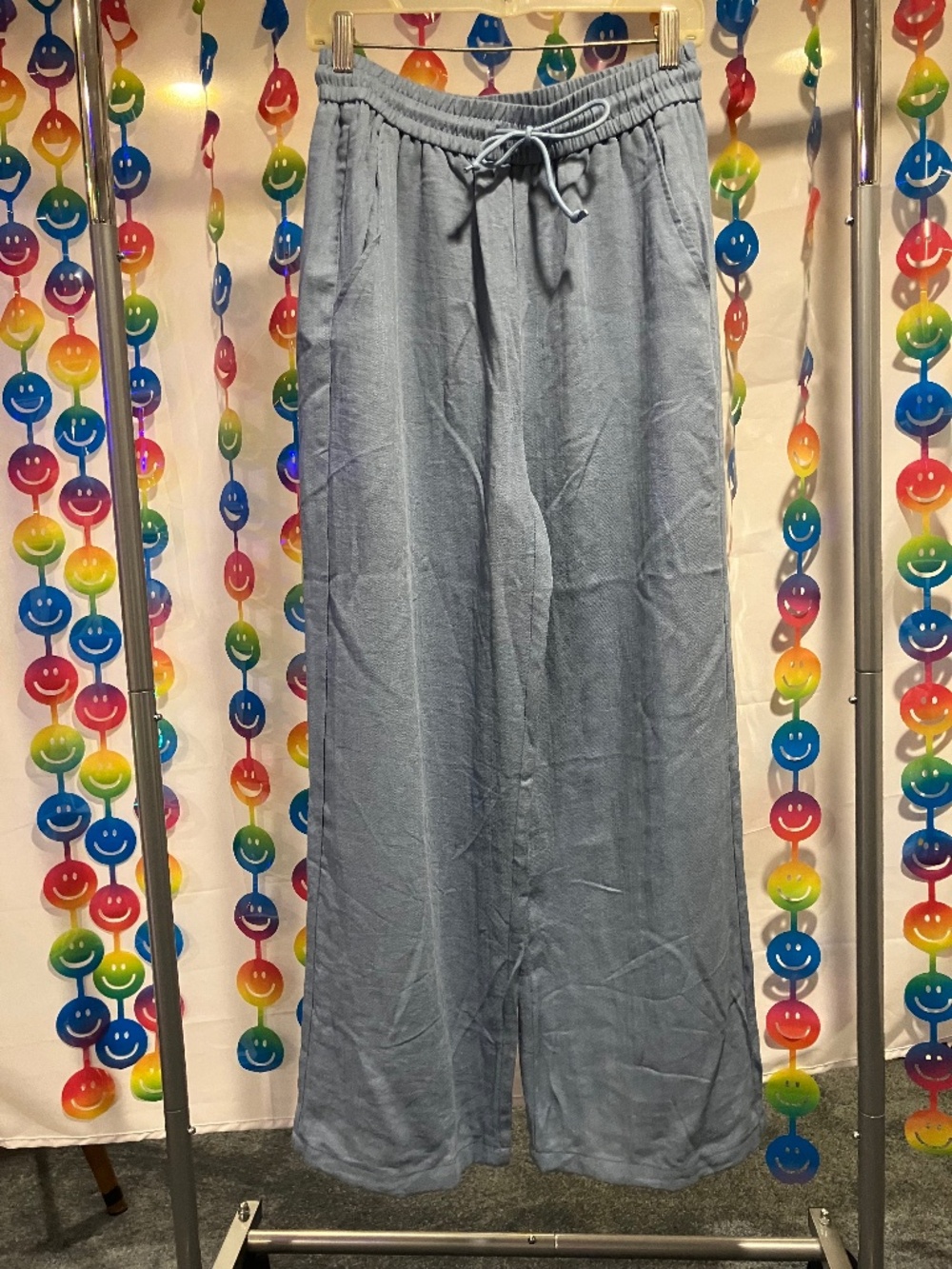 Halara Linen-Feel Wide Leg Pants